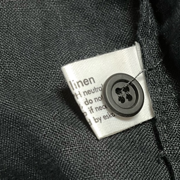 *SOLD* Eskandar 100% Linen 3/4 Sleeve Top (Runs L) - Picture 6 of 7